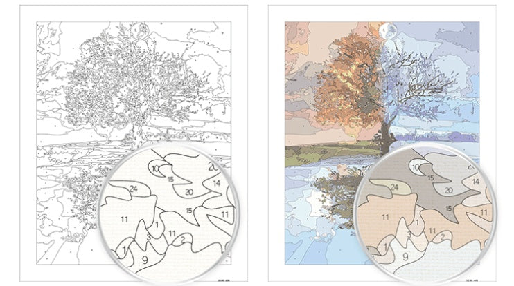 DIY MÄla efter nummer - Prima ballerina