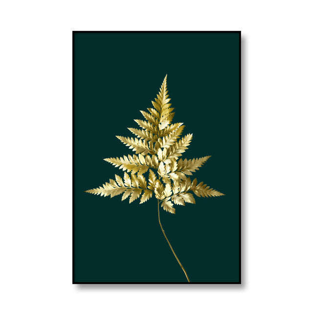 Eleganta botaniska canvas