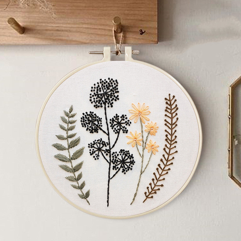 DIY Broderier - Botaniska motiv