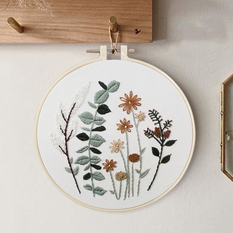 DIY Broderier - Botaniska motiv