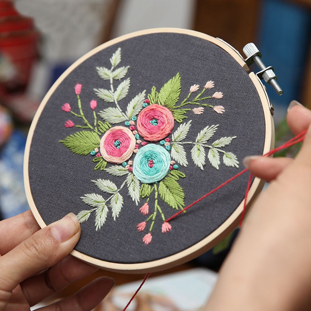 DIY Broderi - Härliga buketter