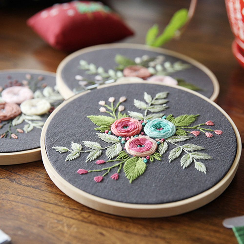 DIY Broderi - Härliga buketter