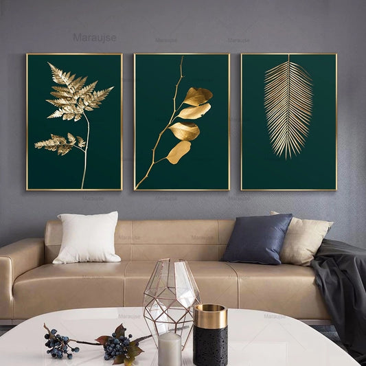 Eleganta botaniska canvas