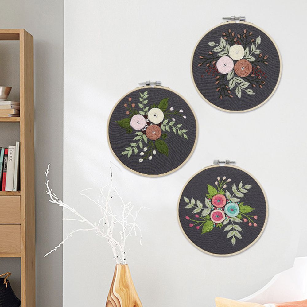 DIY Broderi - Härliga buketter