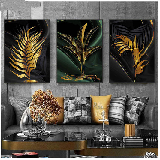 DIY Diamantkonst - Lyxiga palmblad