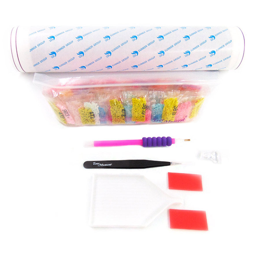 DIY Diamantkonst – Fjäderklädd Mayakvinna