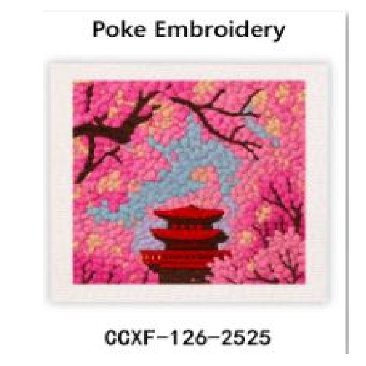 Poke broderi - Japaninspirerade motiv