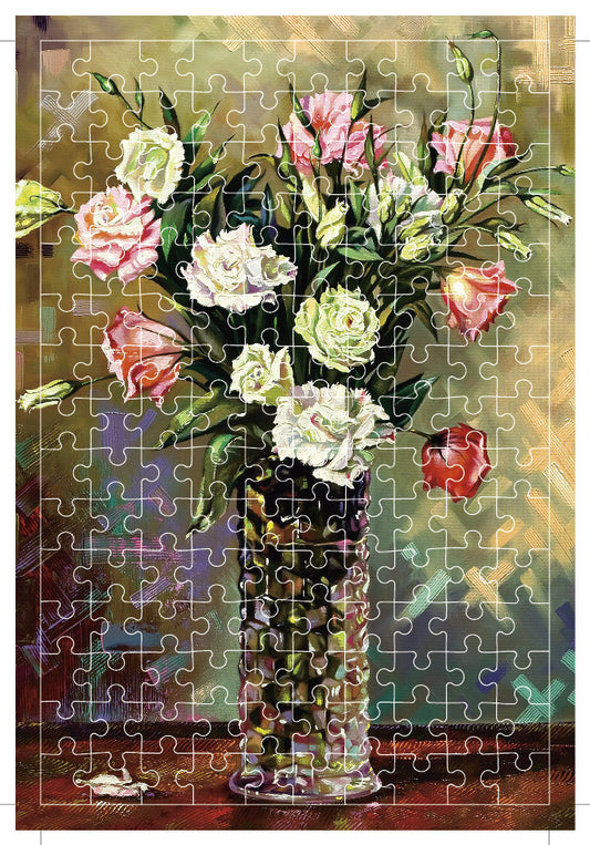 Mini provrörspussel – kreativ intelligens och avkopplande klurighet - Blombukett