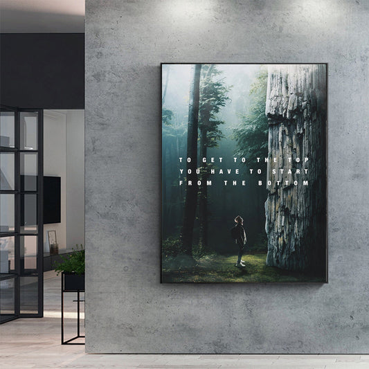 Canvas med inspirerande citat