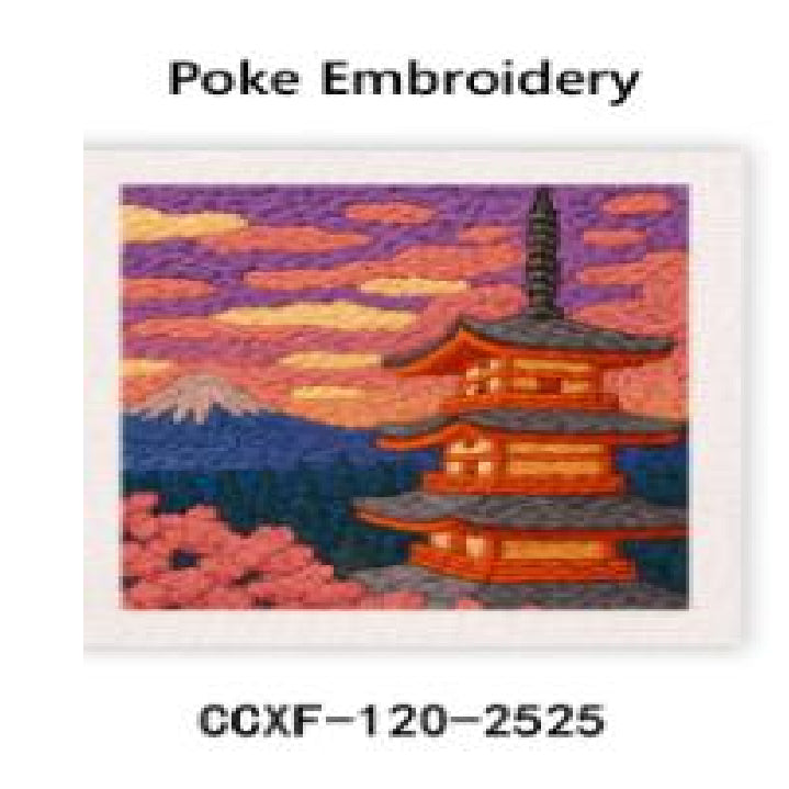 Poke broderi - Japaninspirerade motiv
