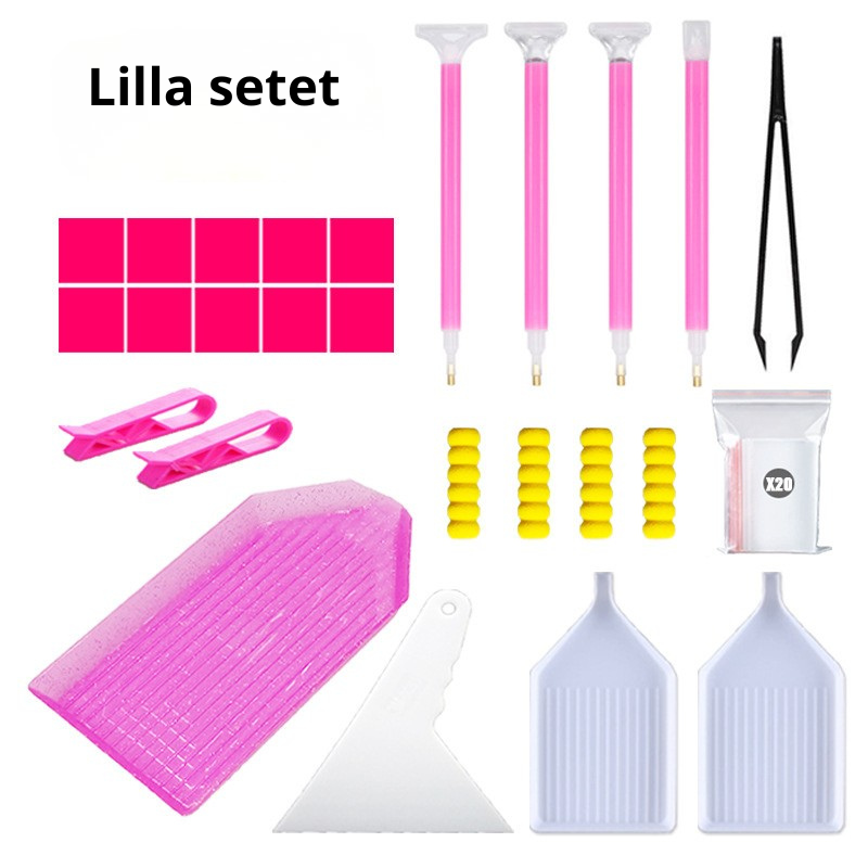 Diamantkonst tillbehörs-set och verktyg