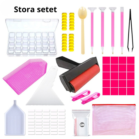 Diamantkonst tillbehörs-set och verktyg