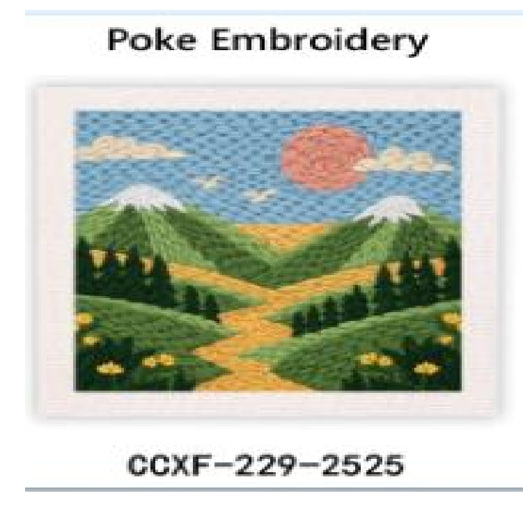Poke broderi - Japaninspirerade motiv