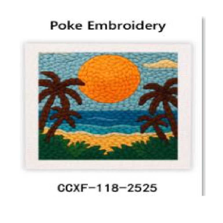 Poke broderi - Japaninspirerade motiv