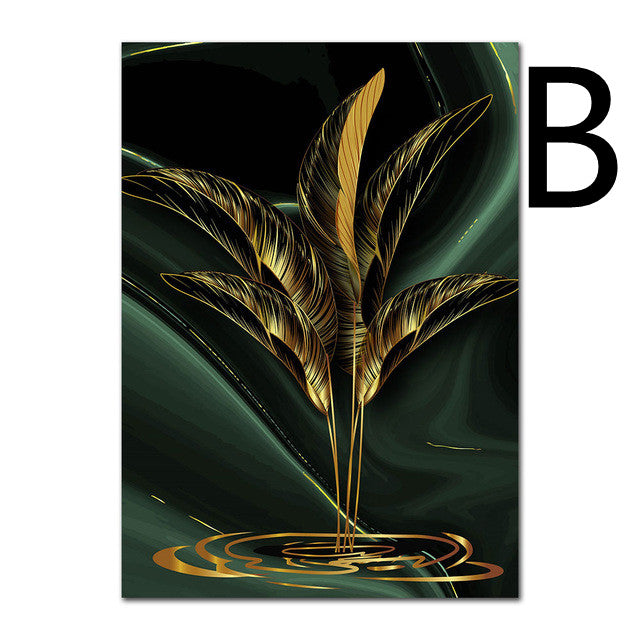 DIY Diamantkonst - Lyxiga palmblad